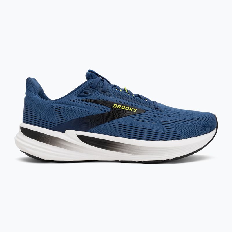 Кросівки для бігу чоловічі Brooks Revel 8 navy peony/black/acid lime 2