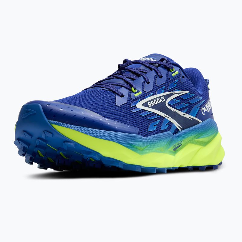Кросівки для бігу чоловічі Brooks Cascadia 19 surf the web/nightlife/white 4