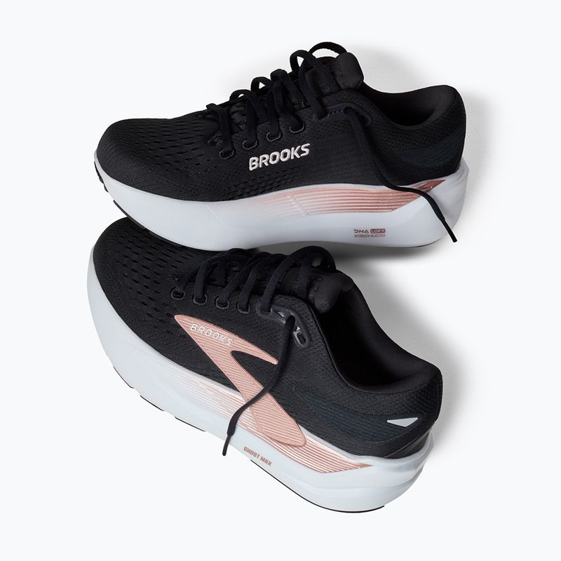 Кросівки для бігу жіночі Brooks Ghost Max 3 black/black/rose gold 9