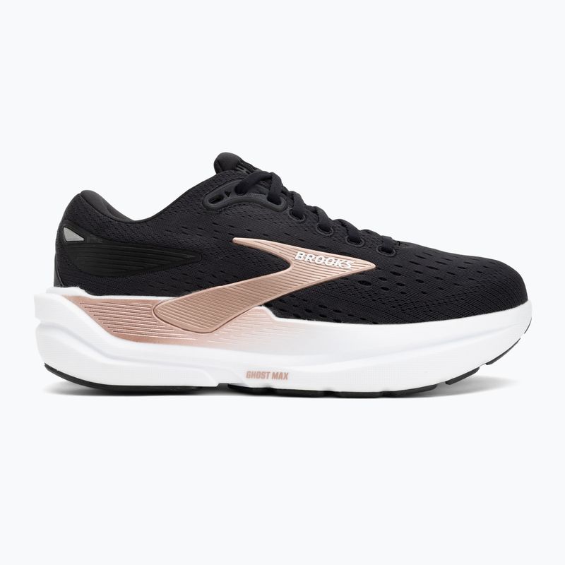 Кросівки для бігу жіночі Brooks Ghost Max 3 black/black/rose gold 1204571D043 2