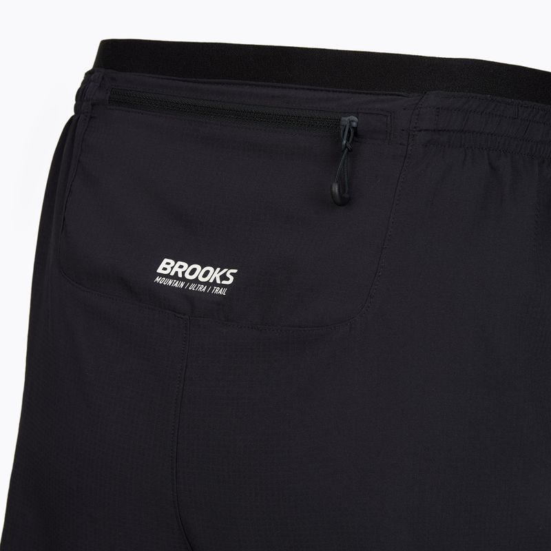 Шорти для бігу жіночі Brooks Cascadia Short black 4