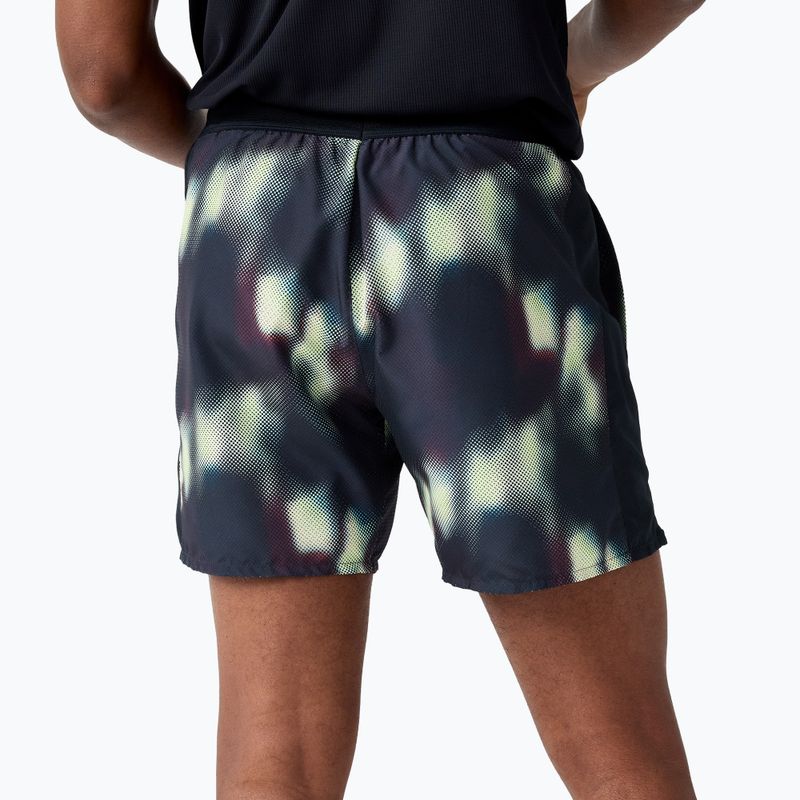 Шорти для бігу чоловічі Brooks Dash Printed euphoryc black 2