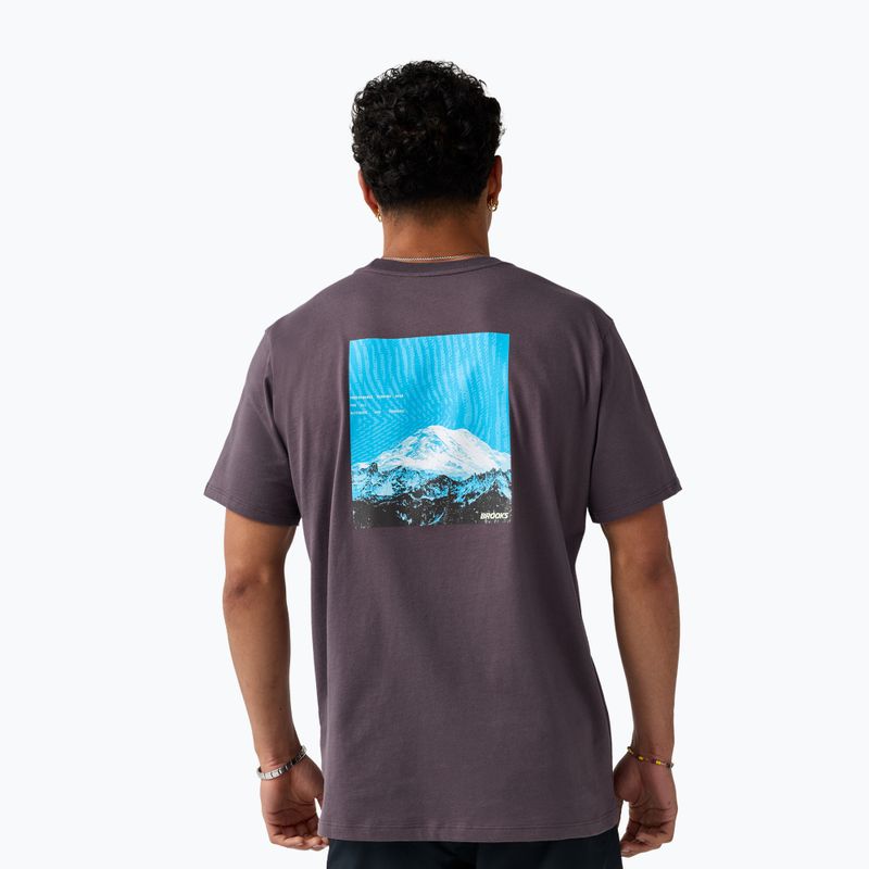 Футболка для бігу чоловіча Brooks Graphic dark russet/atomic blue 2
