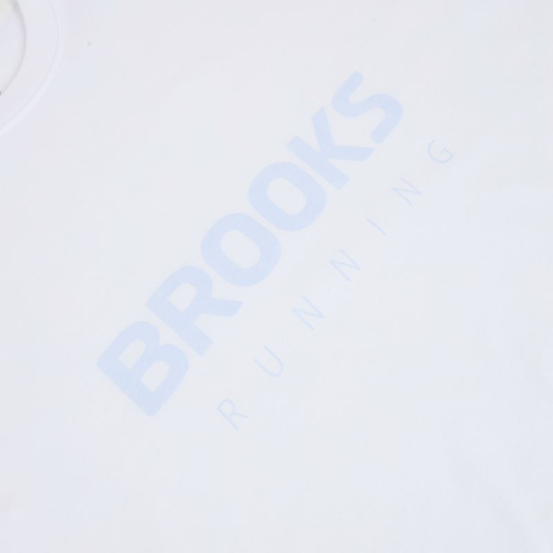 Футболка для бігу жіноча Brooks Graphic white/halogen blue 3