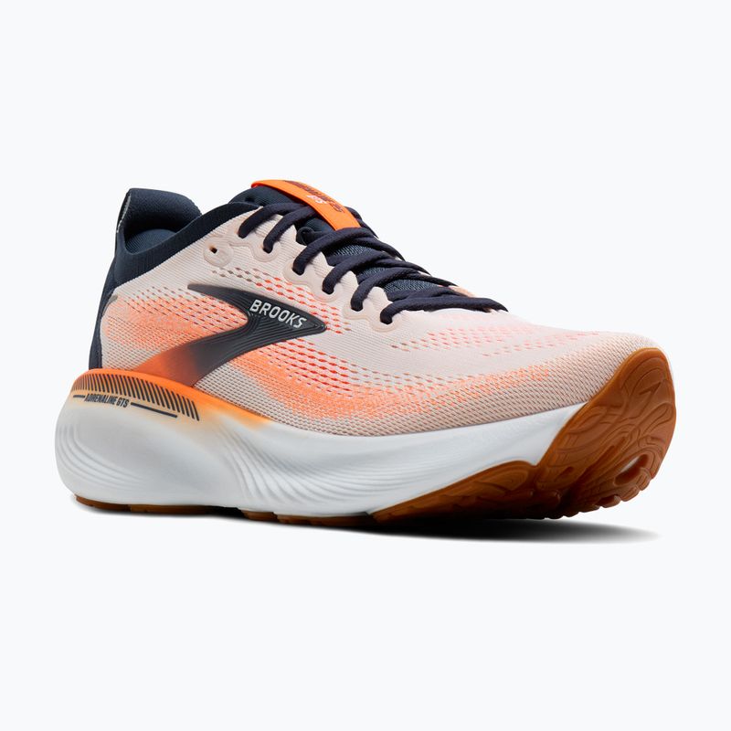 Кросівки для бігу чоловічі Brooks Adrenaline GTS 25 white/spellbound/orange 8