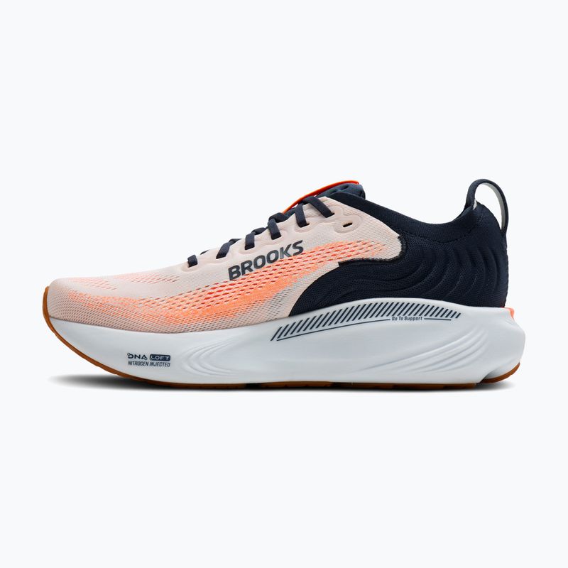 Кросівки для бігу чоловічі Brooks Adrenaline GTS 25 white/spellbound/orange 10