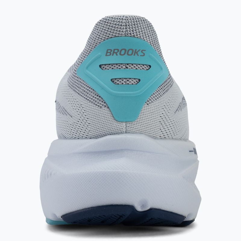 Кросівки для бігу чоловічі Brooks Ghost 17 white/beacon blue/ipanema 6