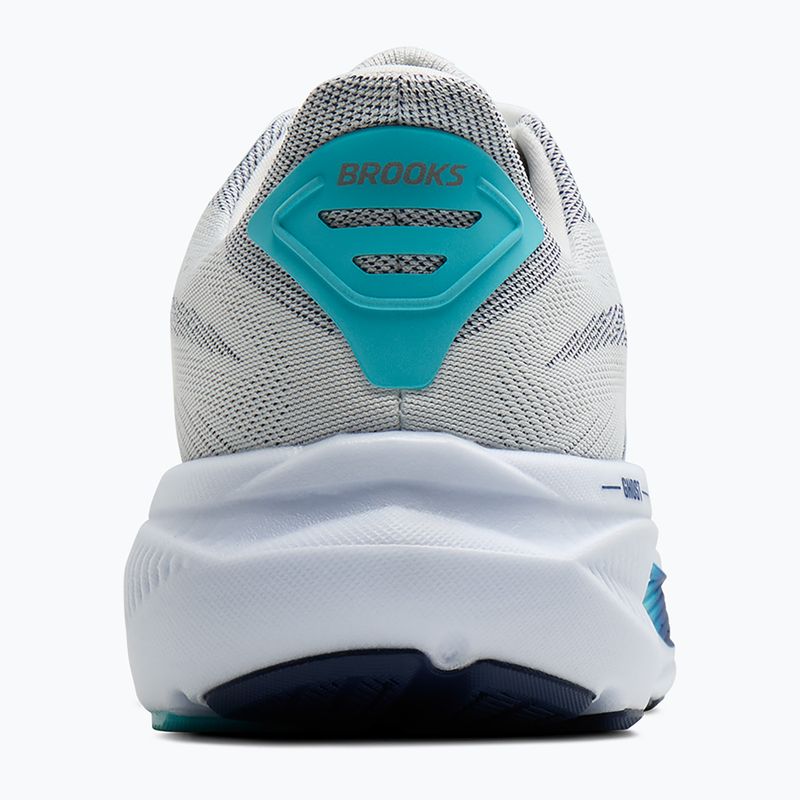 Кросівки для бігу чоловічі Brooks Ghost 17 white/beacon blue/ipanema 5