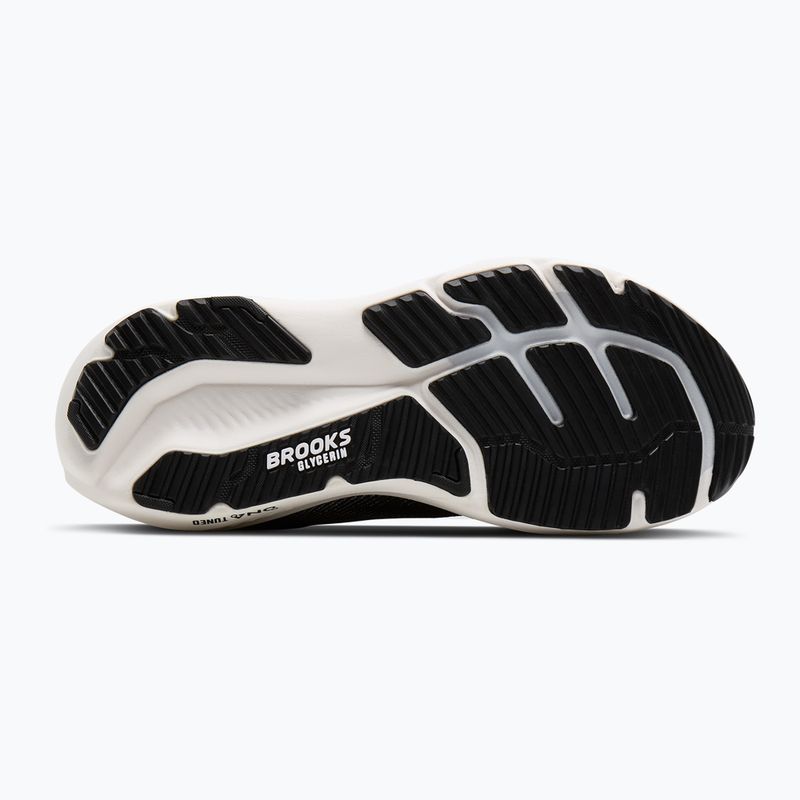 Чоловічі бігові кросівки Brooks Glycerin 23 black/grey/white 6