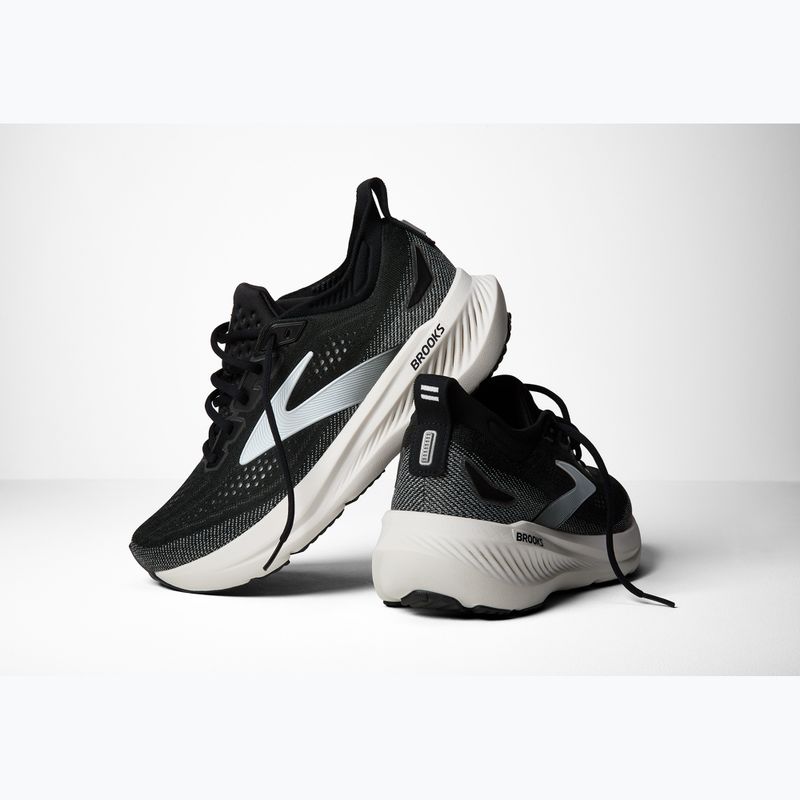 Кросівки для бігу чоловічі Brooks Glycerin 23 black/grey/white 8