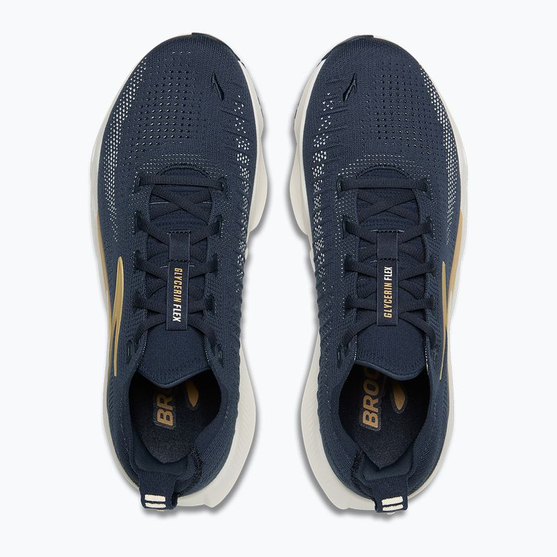 Кросівки для бігу чоловічі Brooks Glycerin Flex spellbound/starfish/coconut 7