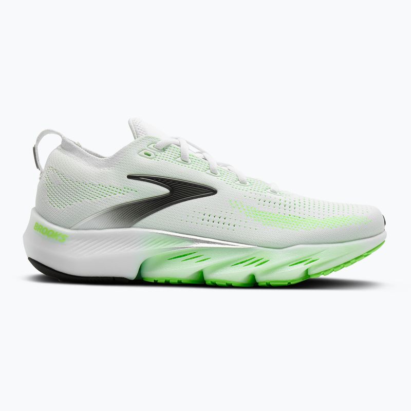 Кросівки для бігу чоловічі Brooks Glycerin Flex white/green gecko/phantom 9