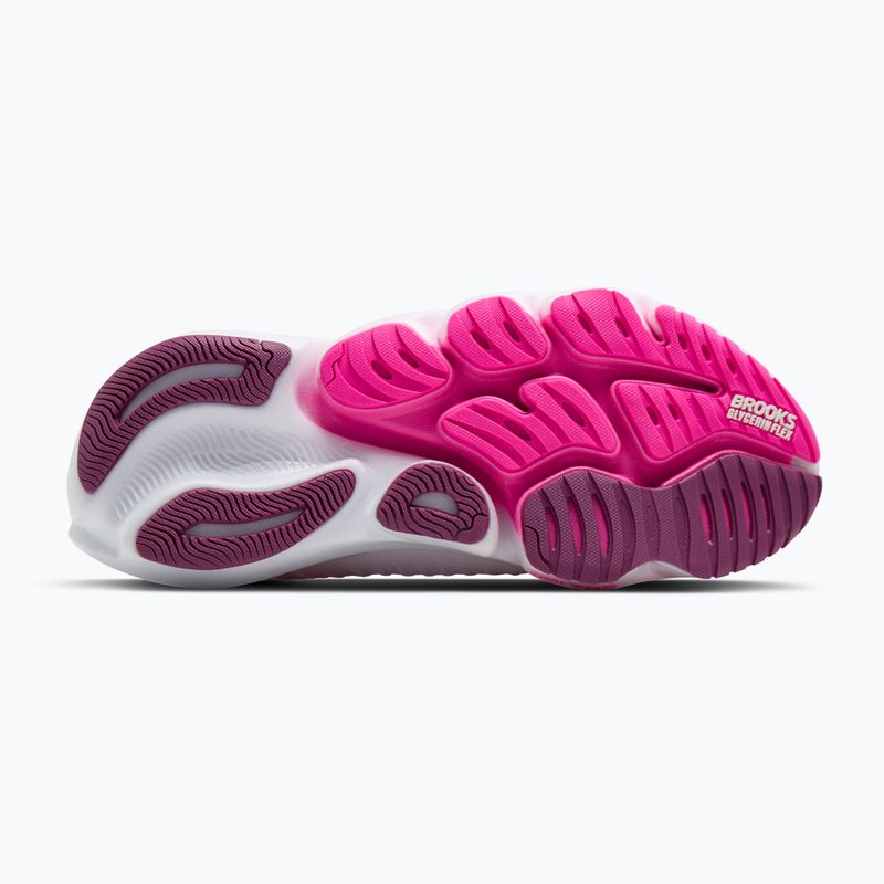 Кросівки для бігу жіночі Brooks Glycerin Flex white/cyber pink/argyle 6