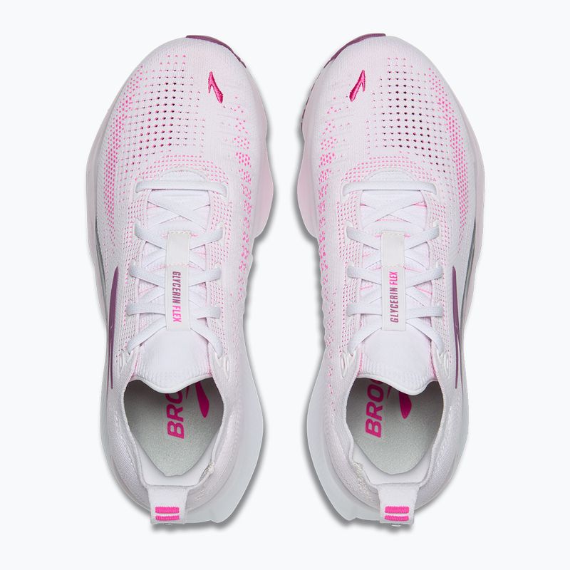 Жіночі бігові кросівки Brooks Glycerin Flex white/cyber pink/argyle 7