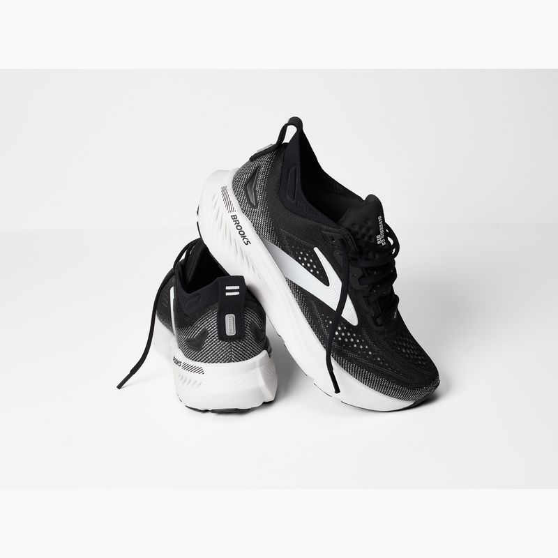 Кросівки для бігу жіночі Brooks Glycerin GTS 23 black/grey/white 8