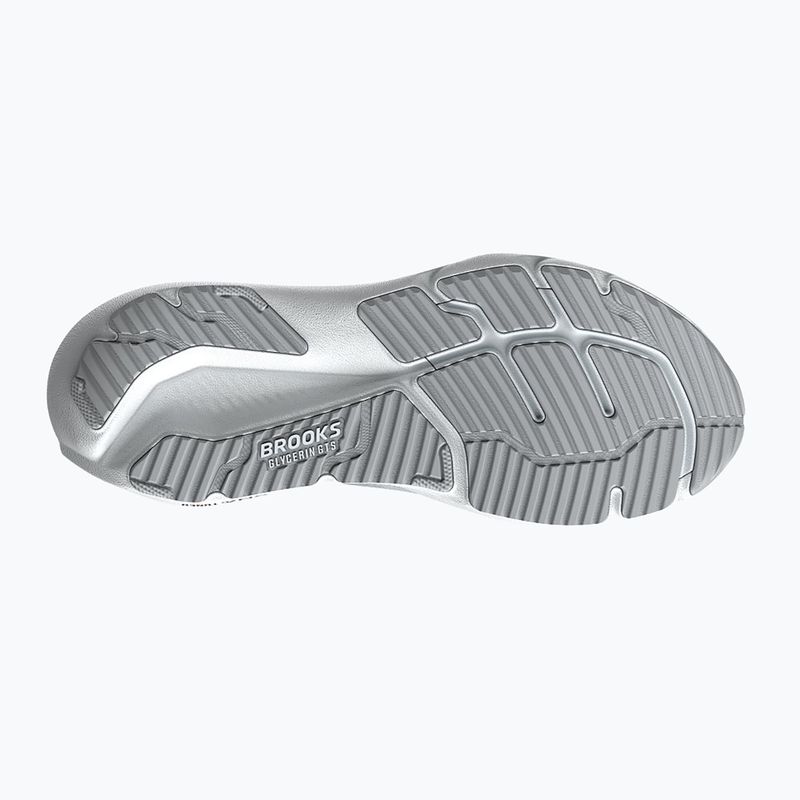 Кросівки для бігу жіночі Brooks Glycerin GTS 23 white/harbor mist/metallic 4