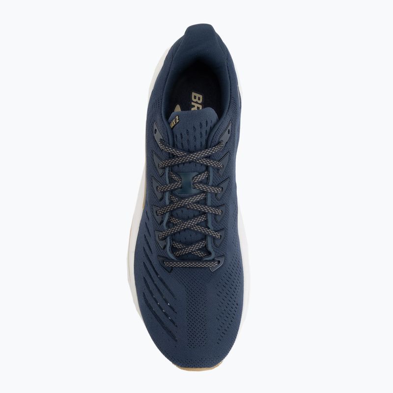 Кросівки для бігу чоловічі Brooks Glycerin Max 2 spellbound/starfish/white 5