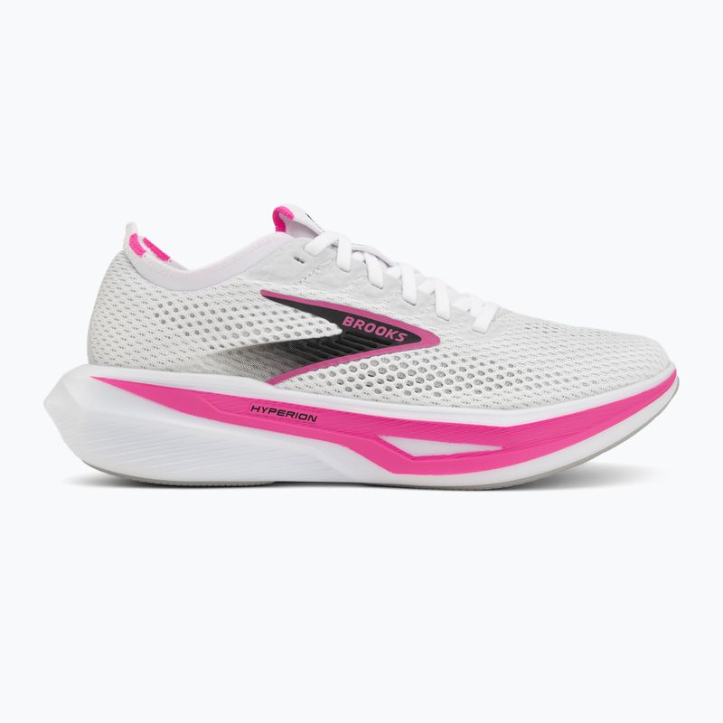 Кросівки для бігу жіночі Brooks Hyperion 3 white/luminary/cyber pink 2