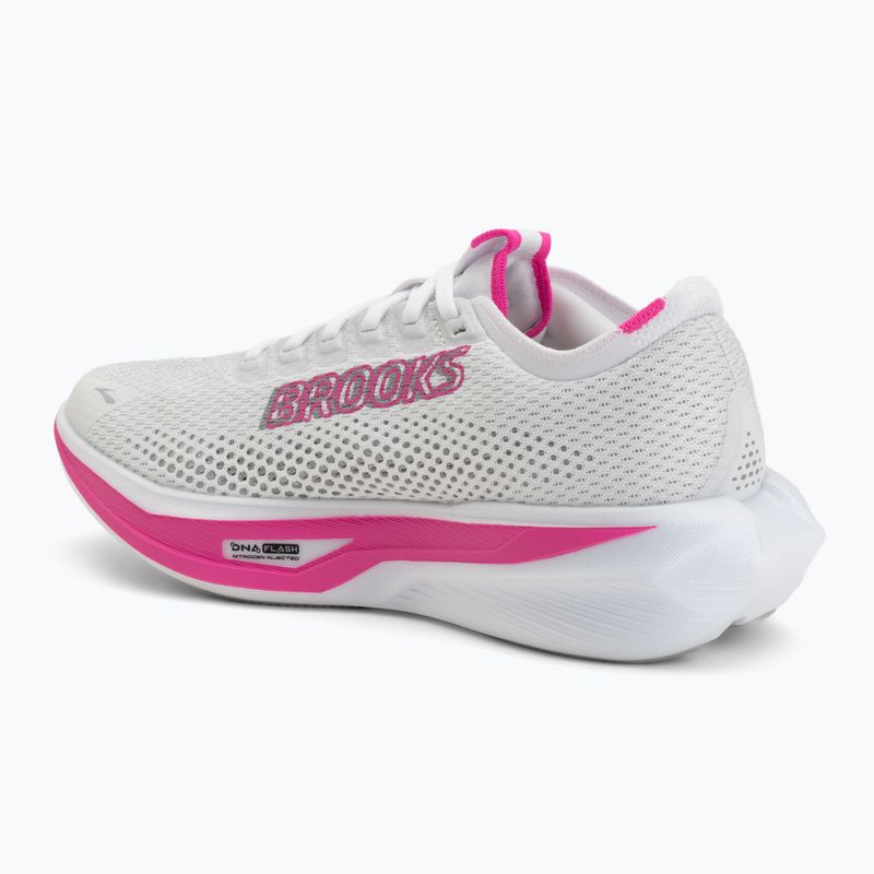 Кросівки для бігу жіночі Brooks Hyperion 3 white/luminary/cyber pink 3