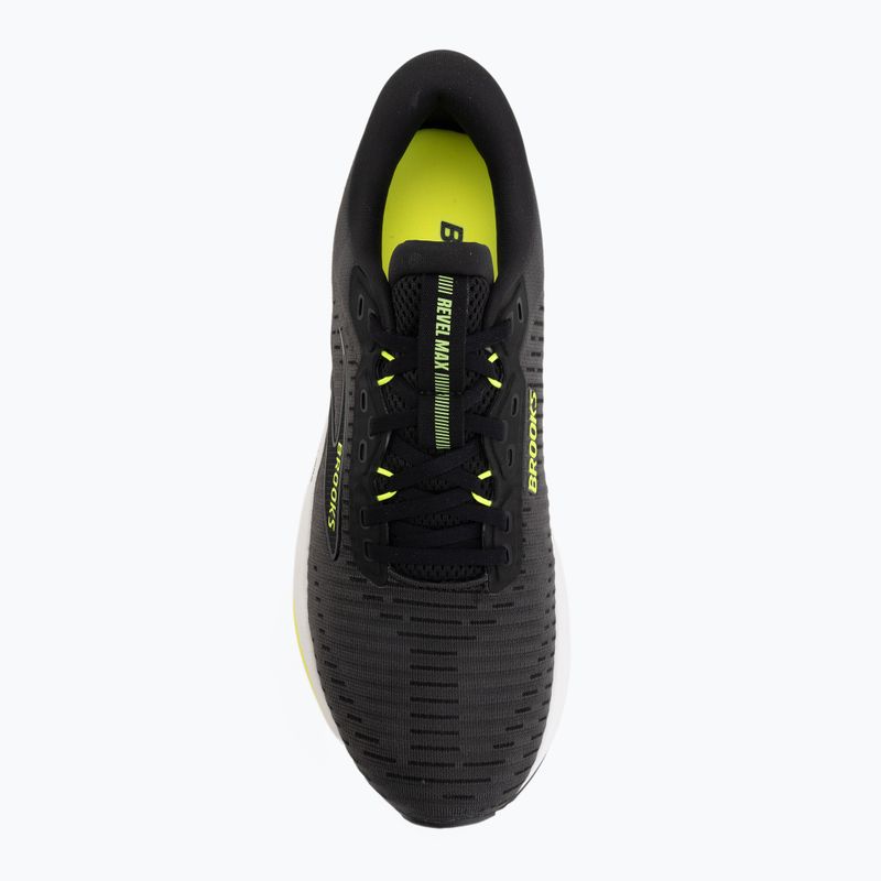 Кросівки для бігу чоловічі Brooks Revel Max ebony/black/nightlife 5