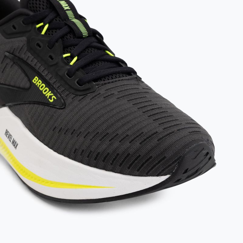 Кросівки для бігу чоловічі Brooks Revel Max ebony/black/nightlife 7