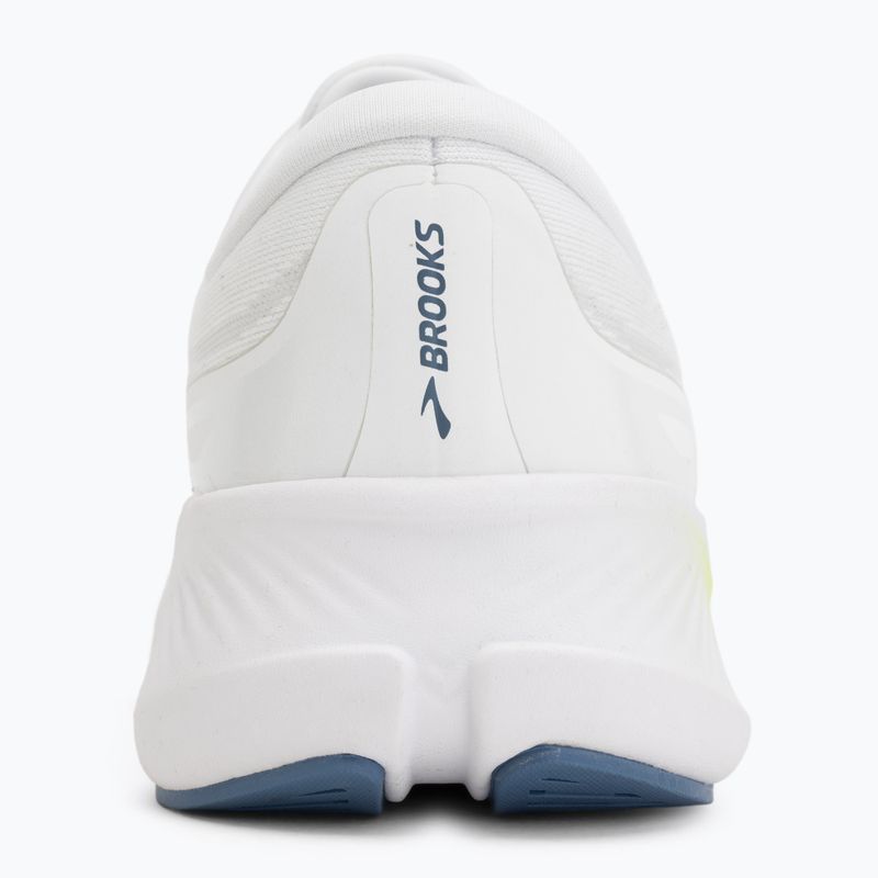 Чоловічі бігові кросівки Brooks Revel Max white/moonlight/green gecko 6
