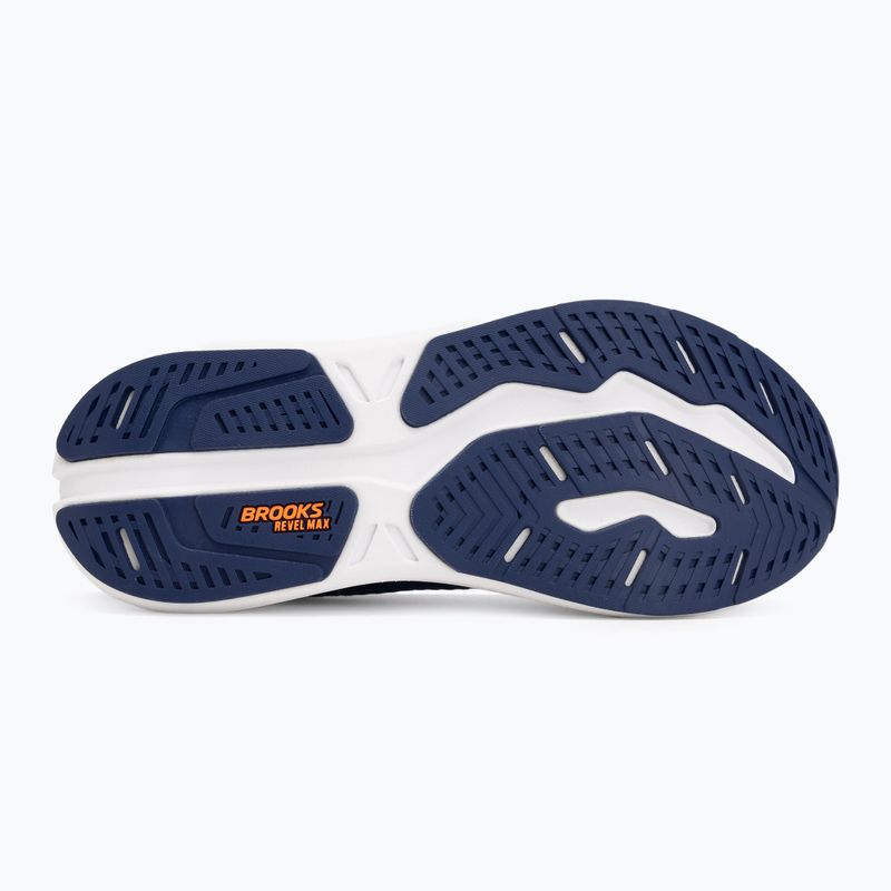 Кросівки для бігу чоловічі Brooks Revel Max beacon blue/moonlight/orange 4