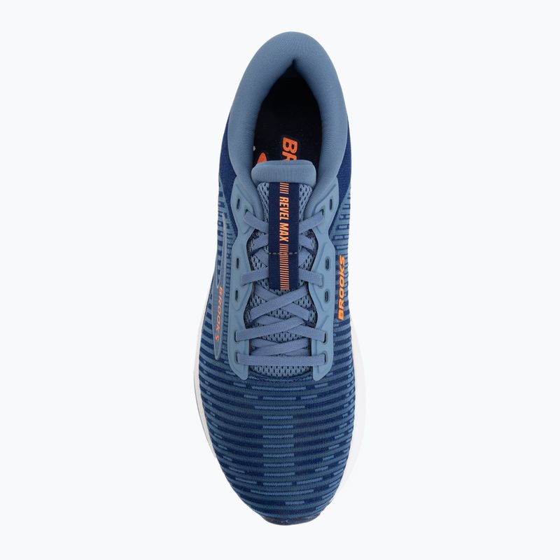 Кросівки для бігу чоловічі Brooks Revel Max beacon blue/moonlight/orange 5