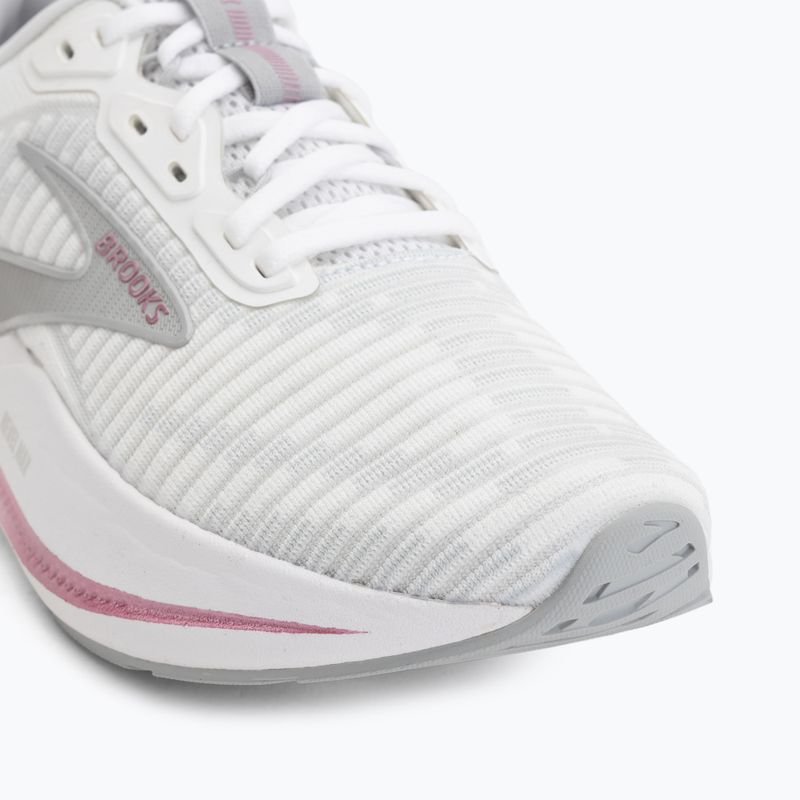 Кросівки для бігу жіночі Brooks Revel Max white/harbor mist/metallic 7
