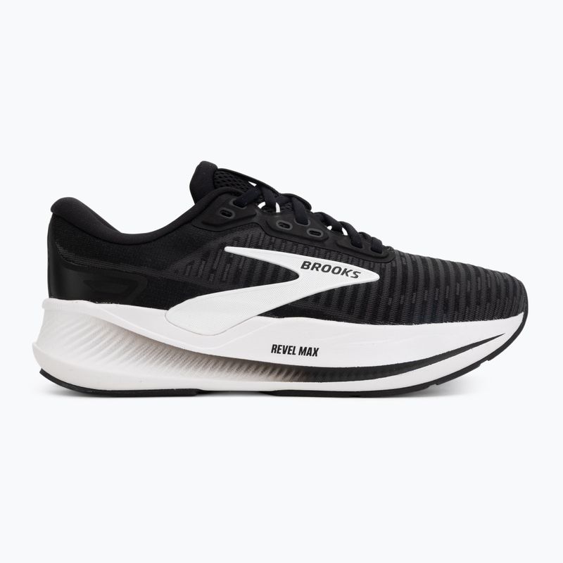 Кросівки для бігу жіночі Brooks Revel Max black/grey/white 2