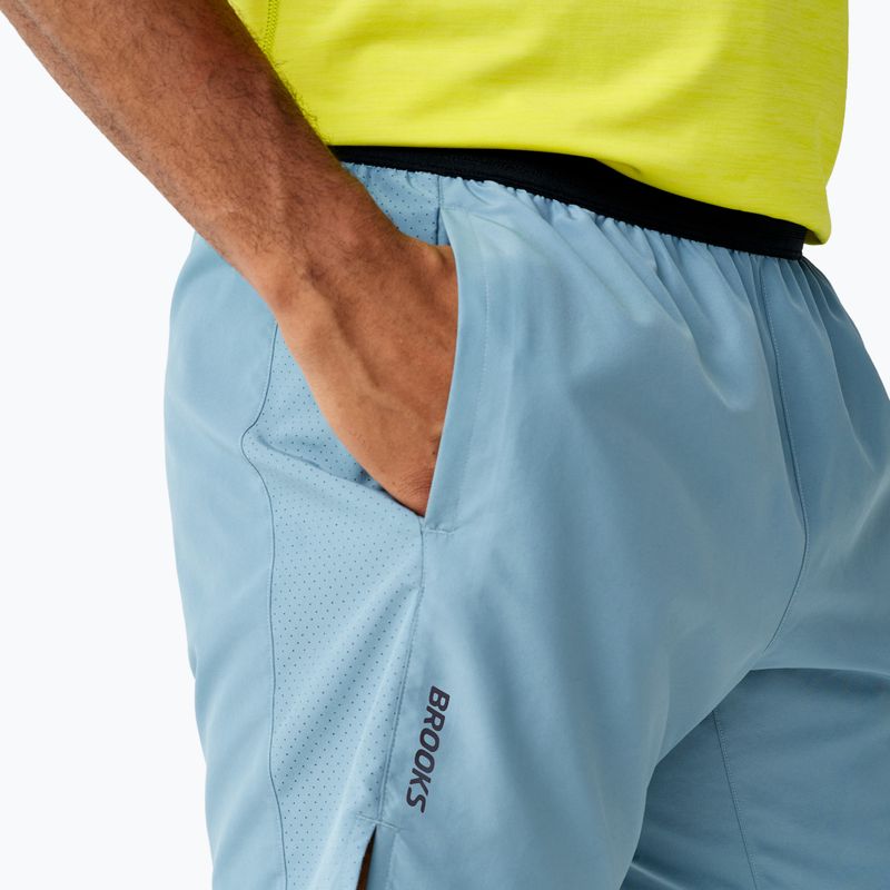 Шорти для бігу чоловічі Brooks Dash blue 5