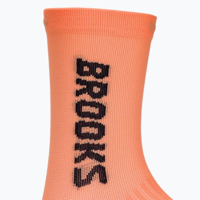 Шкарпетки для бігу Brooks Ghost Crew orange 3