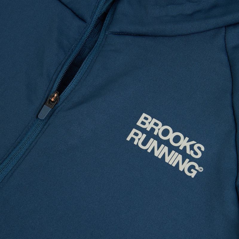 Кофта для бігу чоловіча Brooks Thermal Reflective 1/2 Zip blue 3