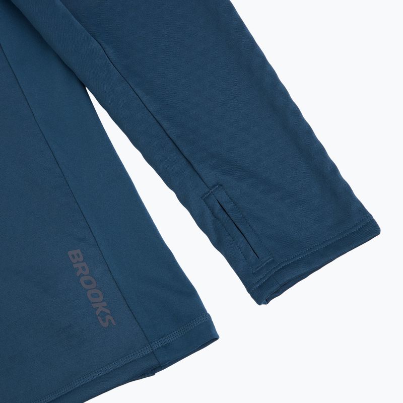 Кофта для бігу чоловіча Brooks Thermal Reflective 1/2 Zip blue 4