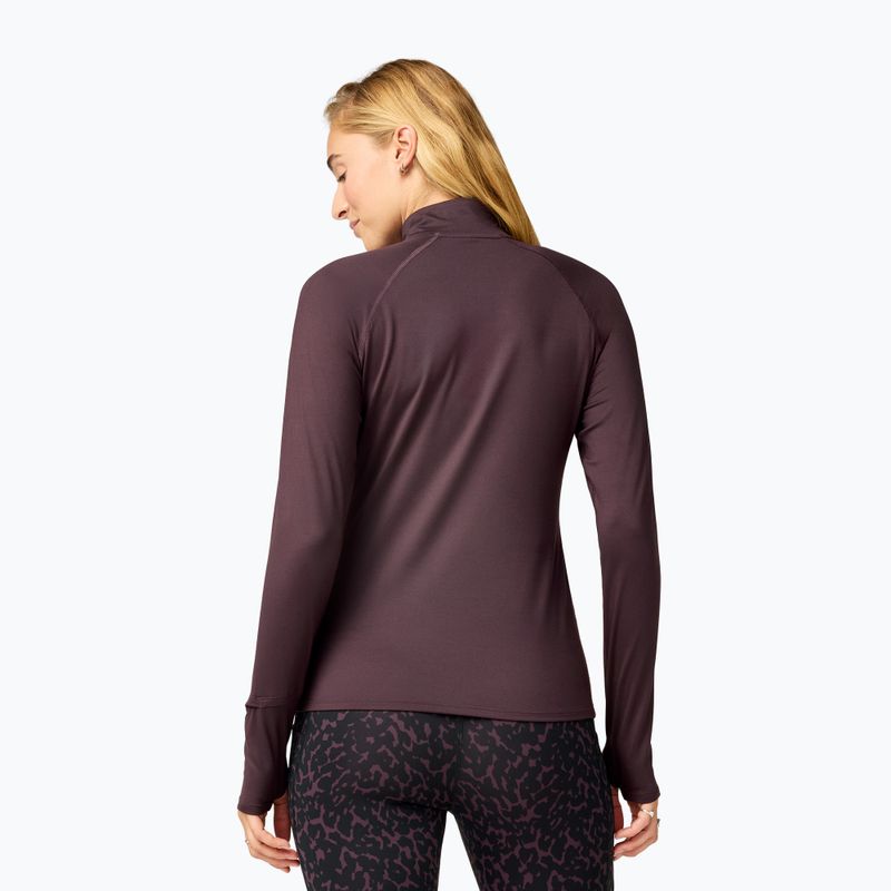 Жіноча бігова кофта Brooks Dash 1/2 Zip 3.0 brown 2