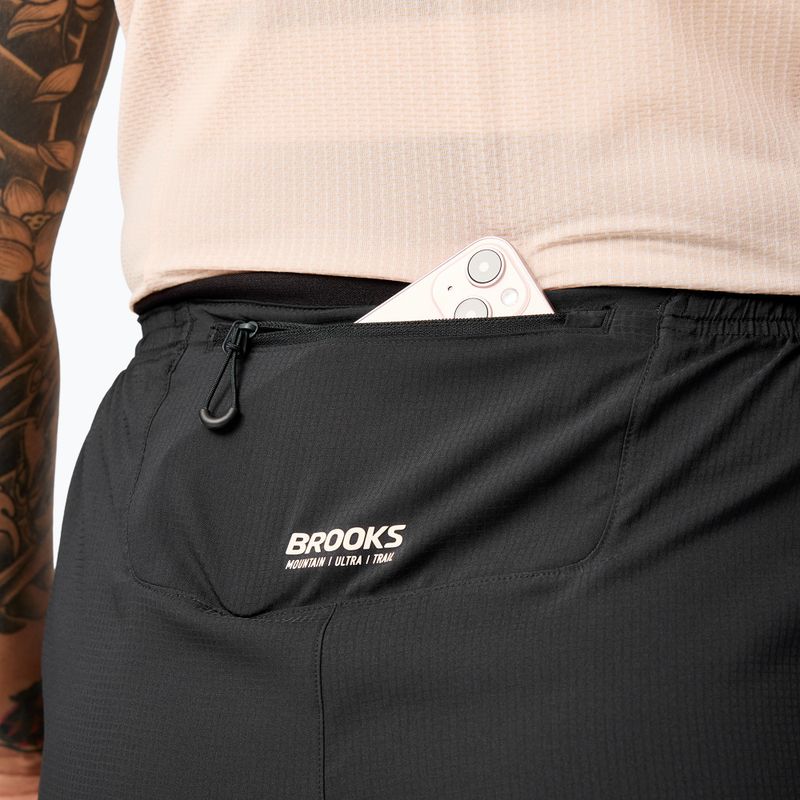 Шорти для бігу жіночі Brooks Cascadia 2-in-1 Short black 5