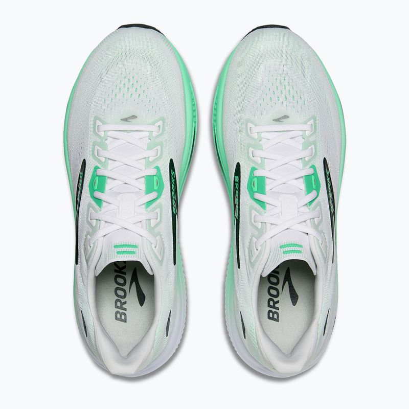 Кросівки для бігу чоловічі Brooks Ghost 18 white/spring bud/spruce 4