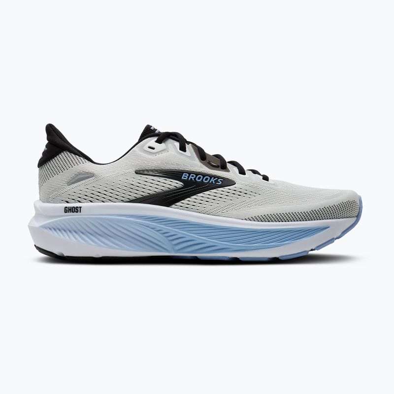 Кросівки для бігу чоловічі Brooks Ghost 18 white/black/open air 2