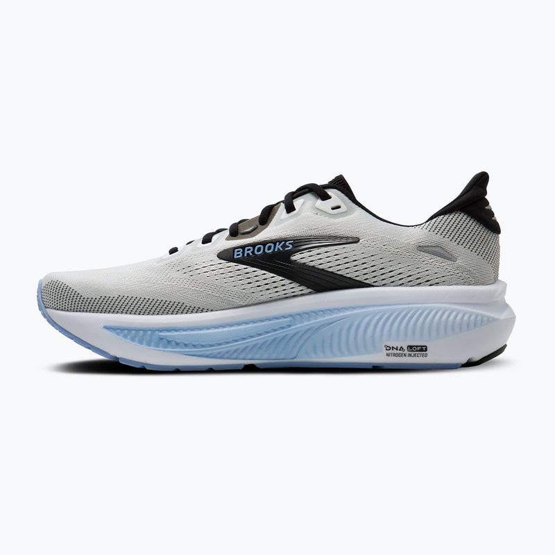 Кросівки для бігу чоловічі Brooks Ghost 18 white/black/open air 3