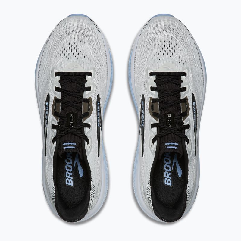 Кросівки для бігу чоловічі Brooks Ghost 18 white/black/open air 5