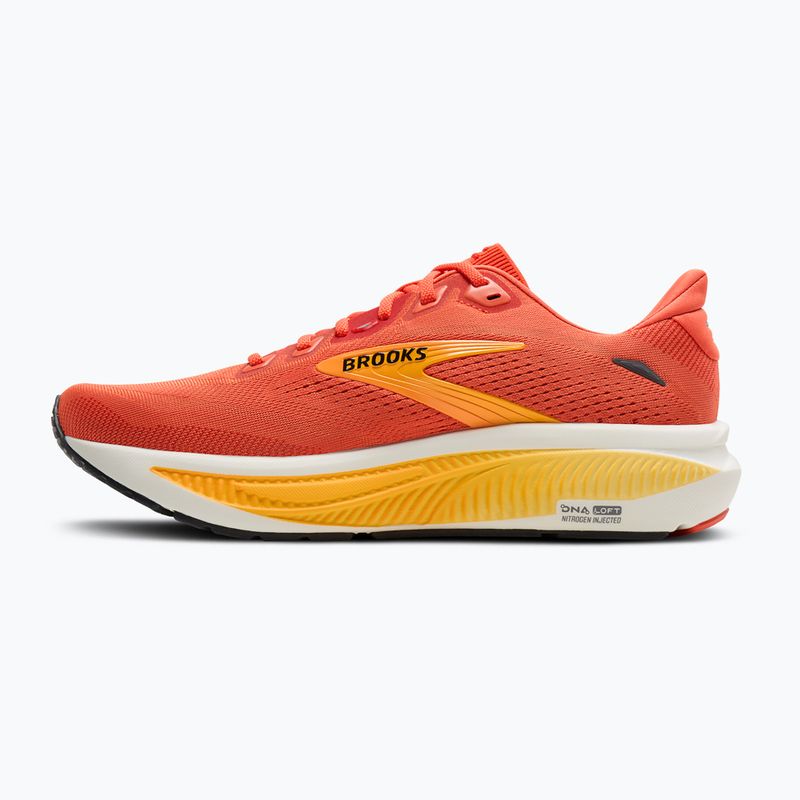 Кросівки для бігу чоловічі Brooks Ghost 18 tigerlily/orange/pearl 3