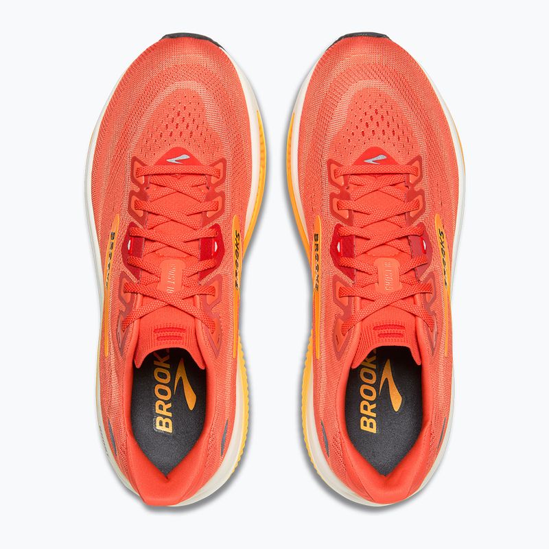 Кросівки для бігу чоловічі Brooks Ghost 18 tigerlily/orange/pearl 5