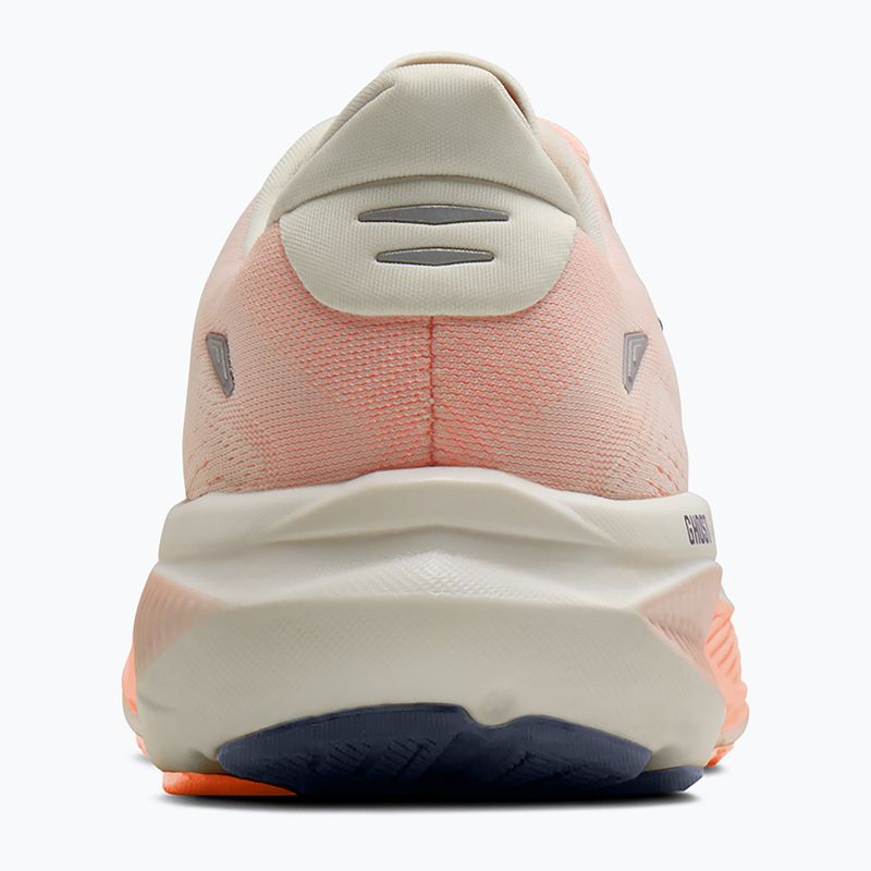 Кросівки для бігу жіночі Brooks Ghost 18 star white/cyber peach/grey 5