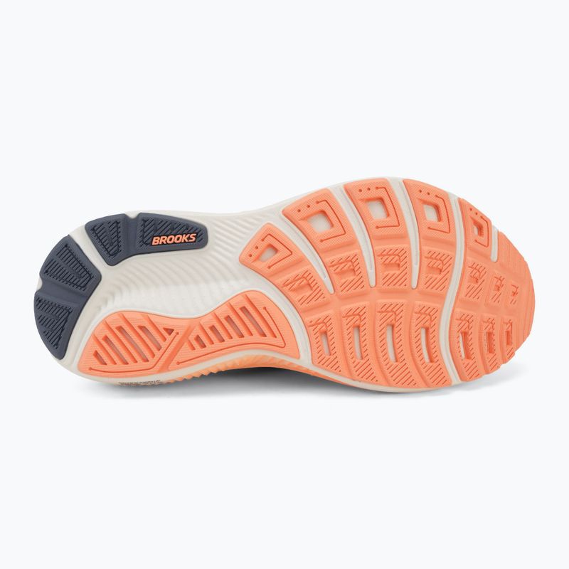 Кросівки для бігу жіночі Brooks Ghost 18 star white/cyber peach/grey 4