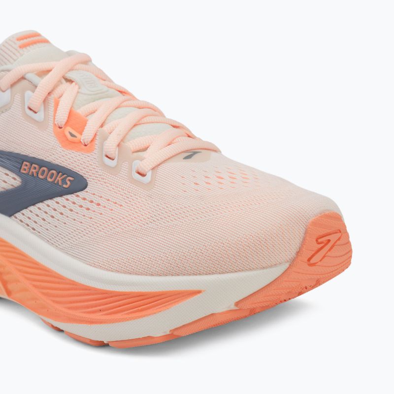 Кросівки для бігу жіночі Brooks Ghost 18 star white/cyber peach/grey 7