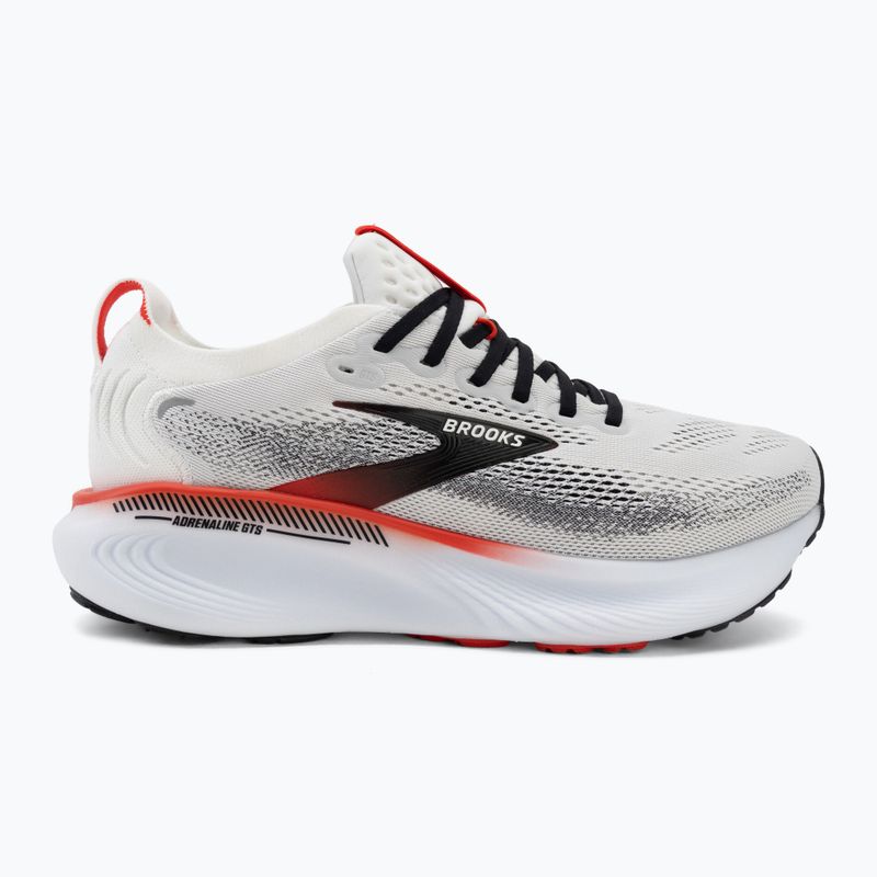 Кросівки для бігу чоловічі Brooks Adrenaline GTS 25 white/black/red 2