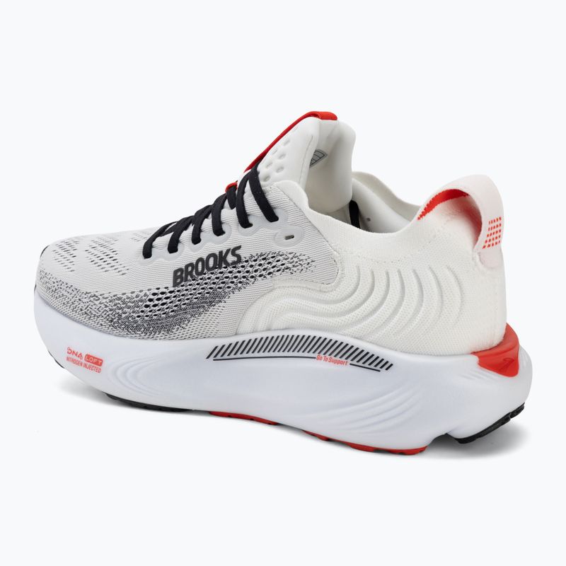 Кросівки для бігу чоловічі Brooks Adrenaline GTS 25 white/black/red 3