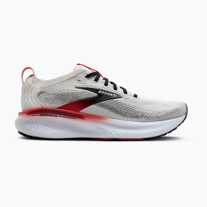 Кросівки для бігу чоловічі Brooks Adrenaline GTS 25 white/black/red 2