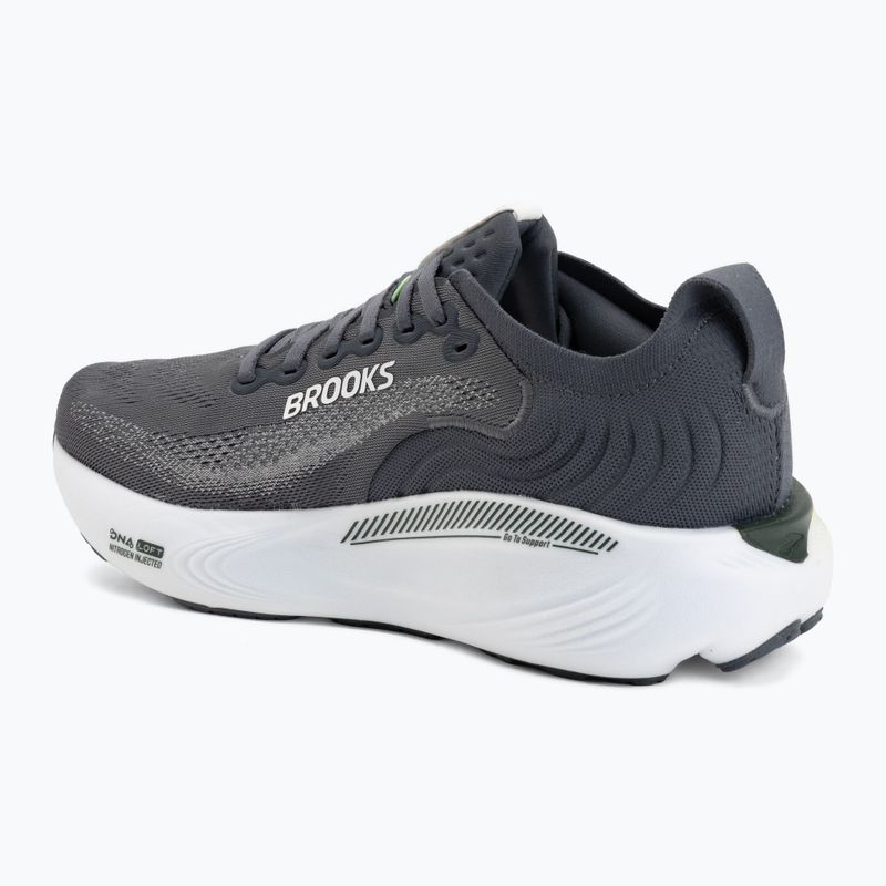 Кросівки для бігу чоловічі Brooks Adrenaline GTS 25 grey/paradise green/spruce 3