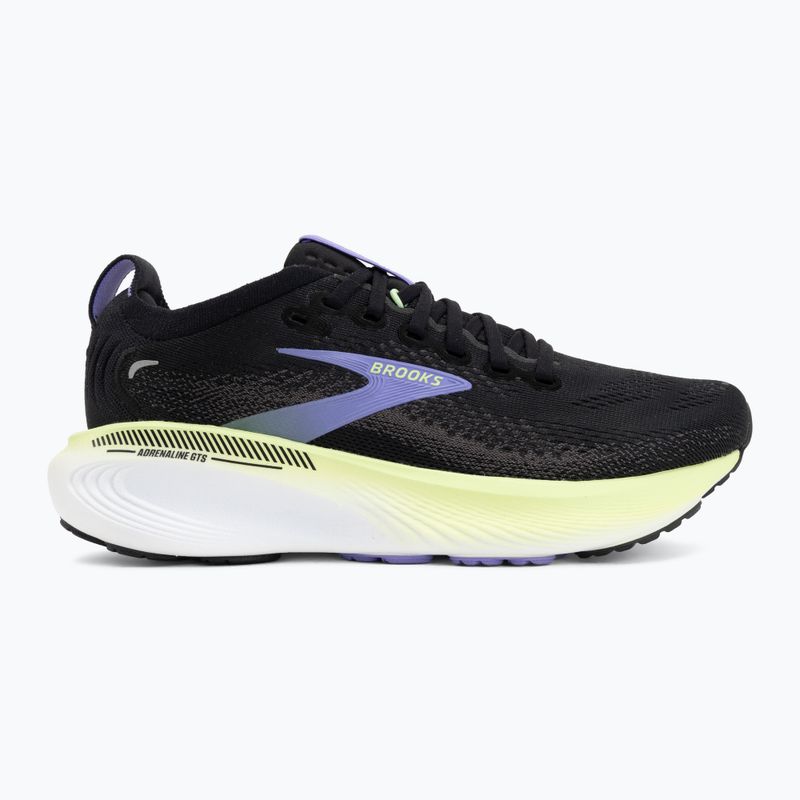 Кросівки для бігу жіночі Brooks Adrenaline GTS 25 black/blackened pearl/purple 2